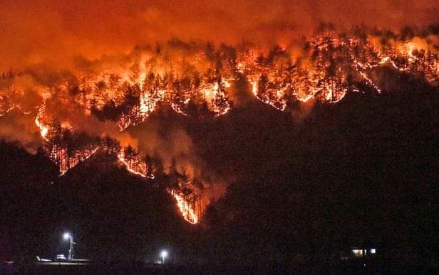 کوریا۔کھوان دو الجن سام چیک کے علاقے میِں لگنے والی خوفناک آگ پر مکمل قابو پایا لیا گیا ہے۔ریسکو ترجمان۔